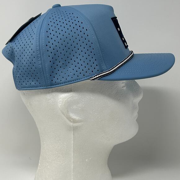 The Game Logo Trucker Hat Cap Blue Mesh Snapback 5 Panel A-Frame Rope Corded - Picture 7 of 9